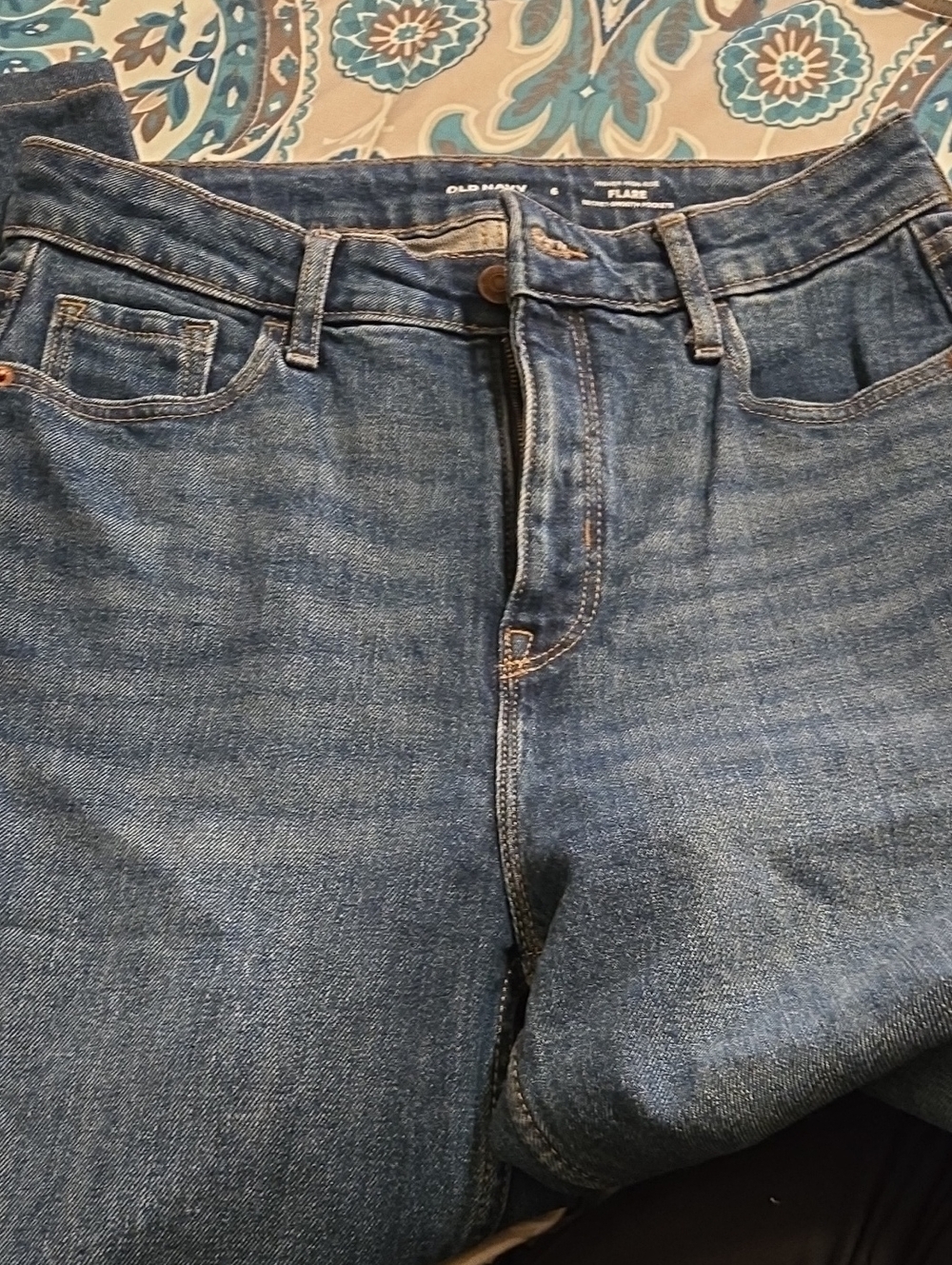 Old Navy Womens Boot Cut Blue Denim Jeans